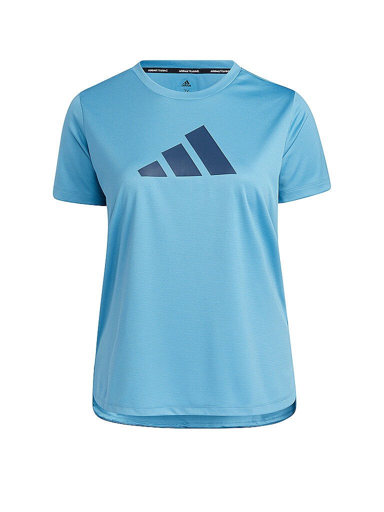 ADIDAS Damen Fitnessshirt Badge of Sport blau | XL
