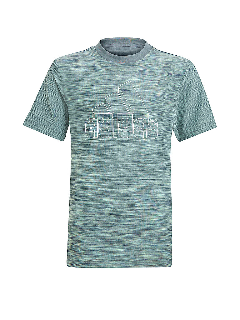 ADIDAS Jungen Fitnessshirt B.A.R. HTR grün | 110