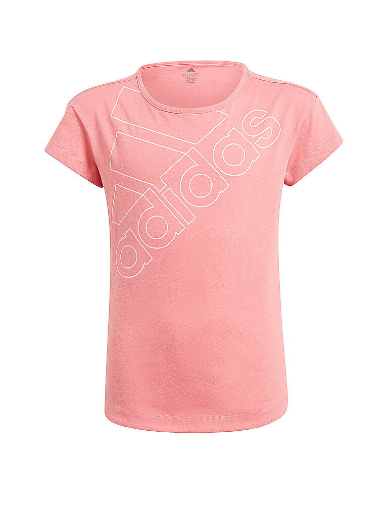 ADIDAS Mädchen Fitnessshirt Essentials Logo rosa | 116