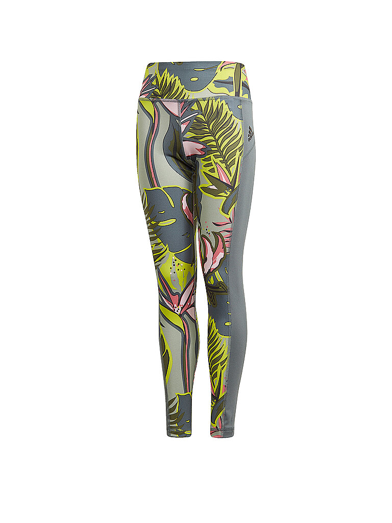 ADIDAS Mädchen Fitnesstight Aeroready Allover Print grün | 116