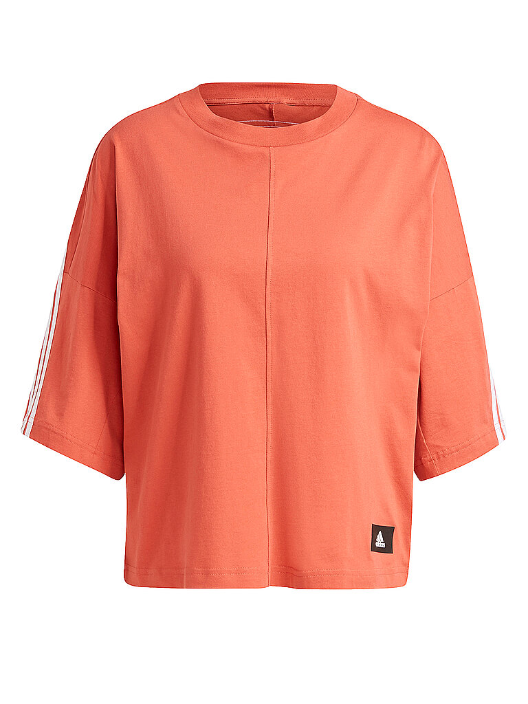 ADIDAS Damen T-Shirt Sportswear Future Icons 3-Streifen rot | XS