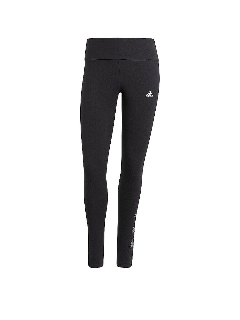 ADIDAS Damen Fitnesstight Logo schwarz | XS