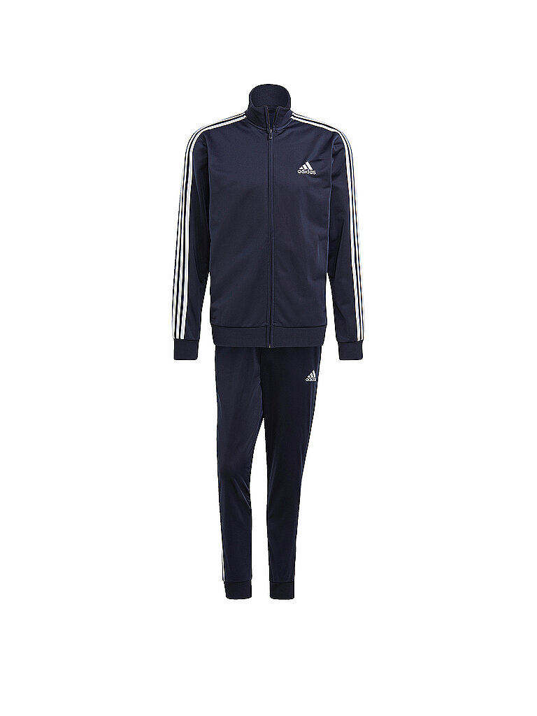ADIDAS Herren Trainingsanzug Essentials 3-Streifen blau | 46