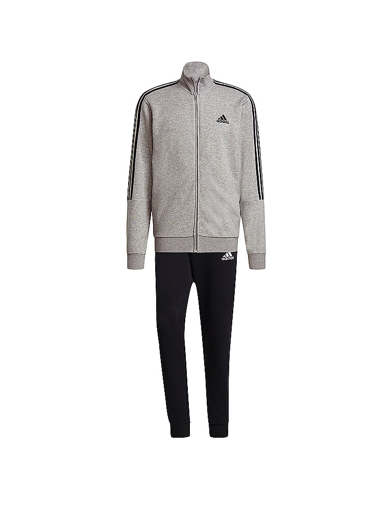 ADIDAS Herren Trainingsanzug Essentials 3-Streifen grau | 46