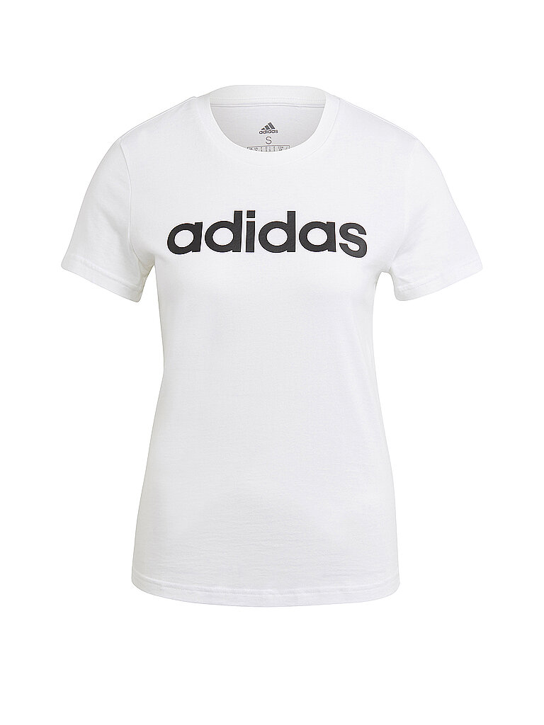 ADIDAS Damen T-Shirt Essentials Slim weiß | XS