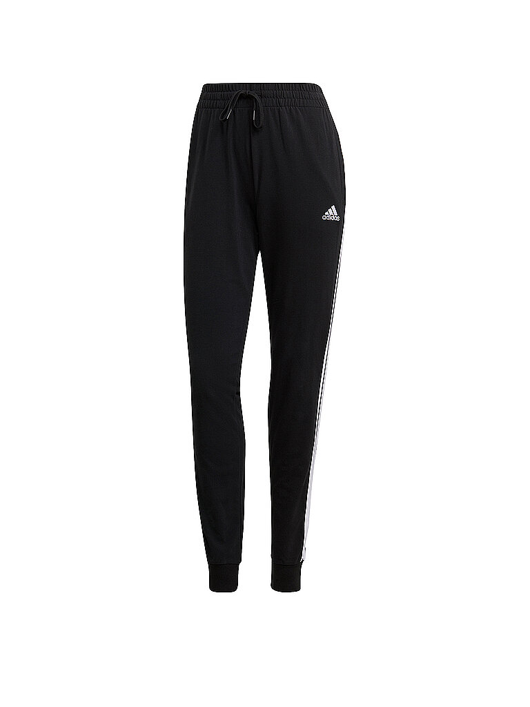 ADIDAS Damen Jogginghose 3-Streifen schwarz | M-S
