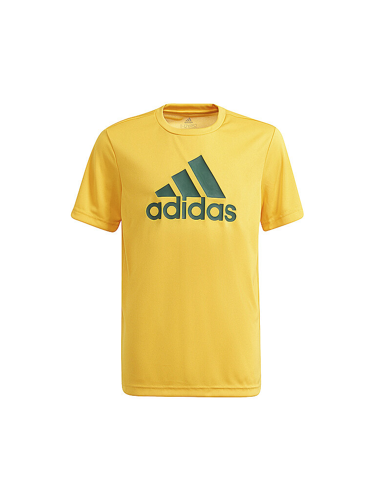 ADIDAS Jungen T-Shirt Designed To Move Big Logo gelb | 176