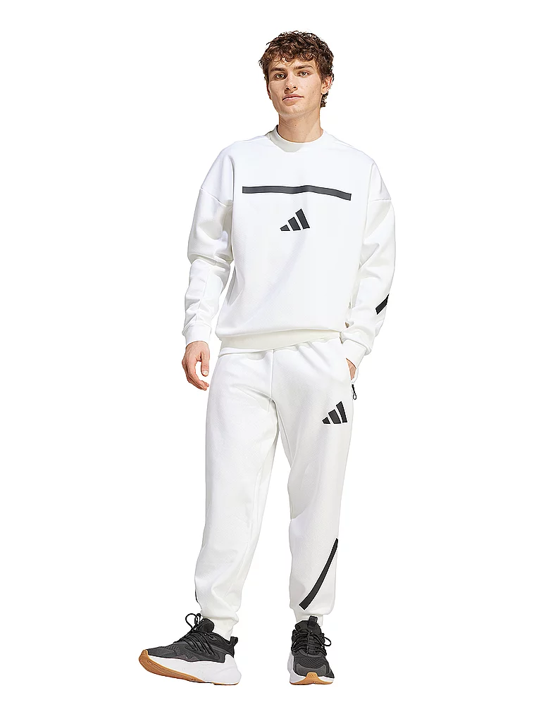 ADIDAS Herren Sweater ZNE weiss | M — Bild 3