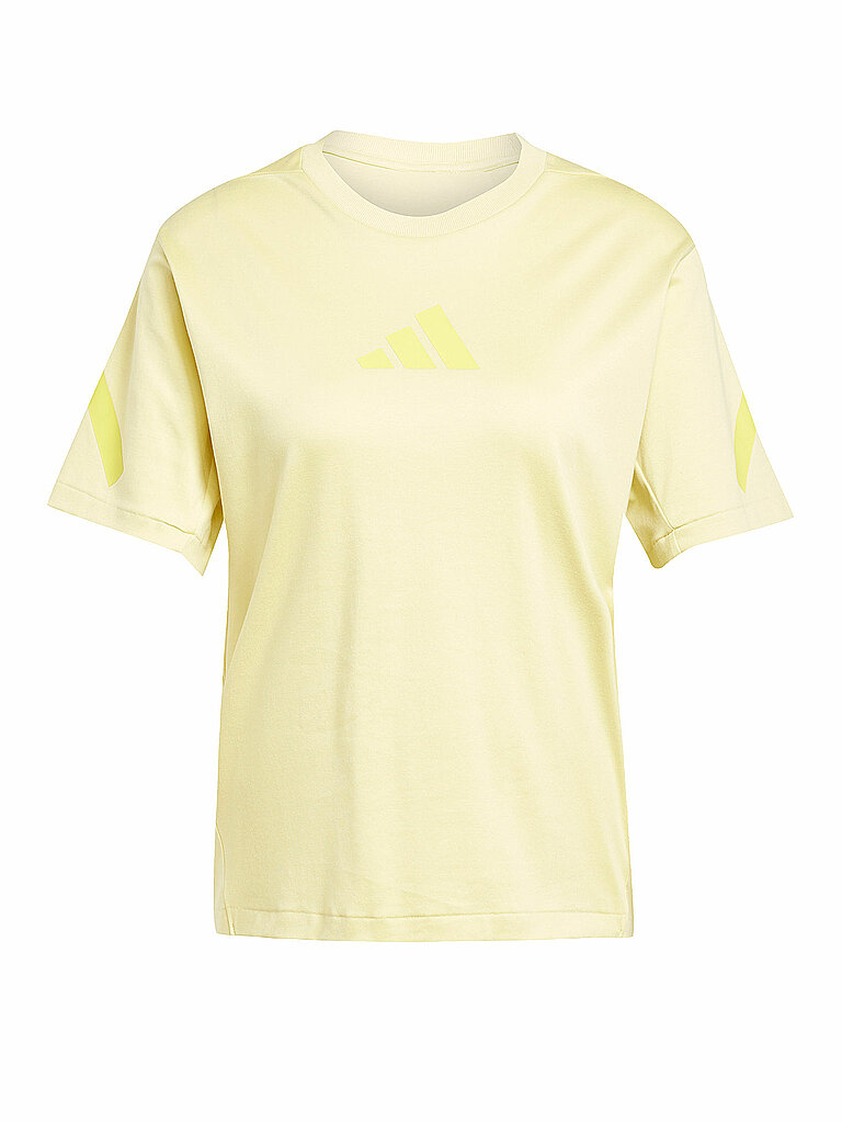 ADIDAS Damen T-Shirt ZNE gelb | S — Bild 2