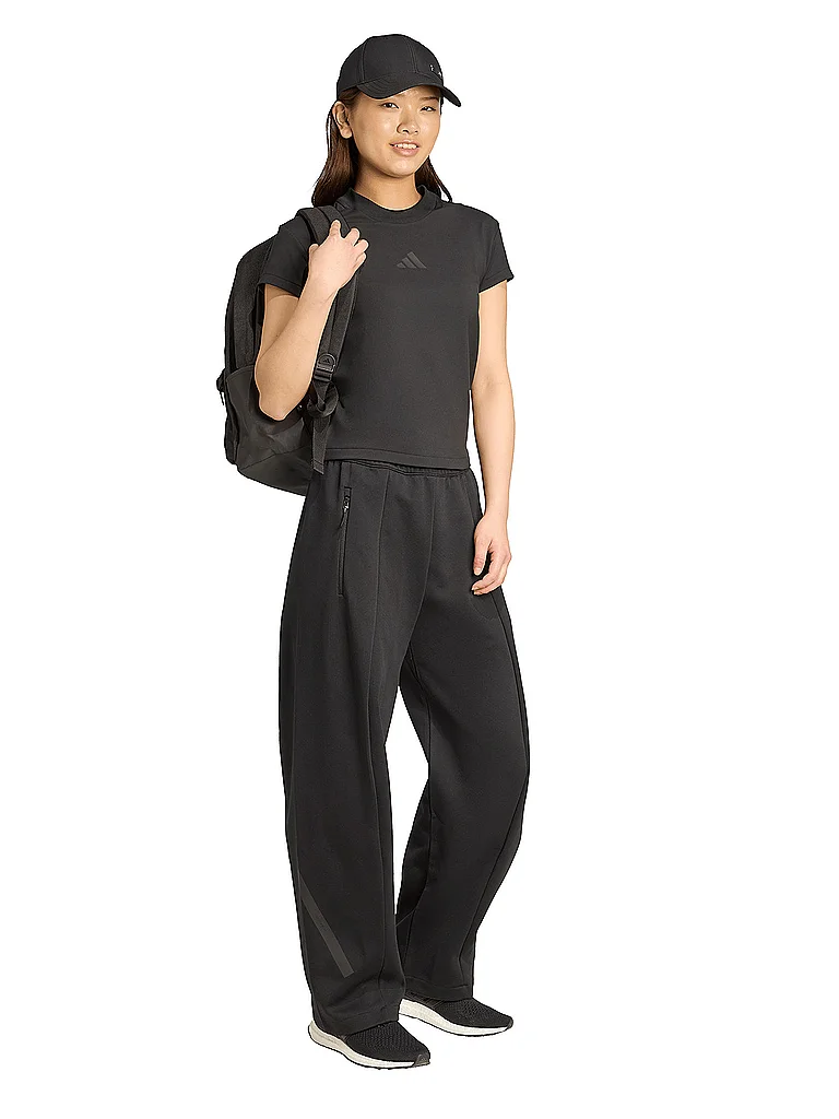 ADIDAS Damen T-Shirt Z.N.E. Baby schwarz | S — Bild 3
