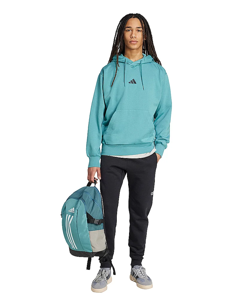 ADIDAS Herren Hoodie Essentials Feelcozy petrol | L — Bild 3