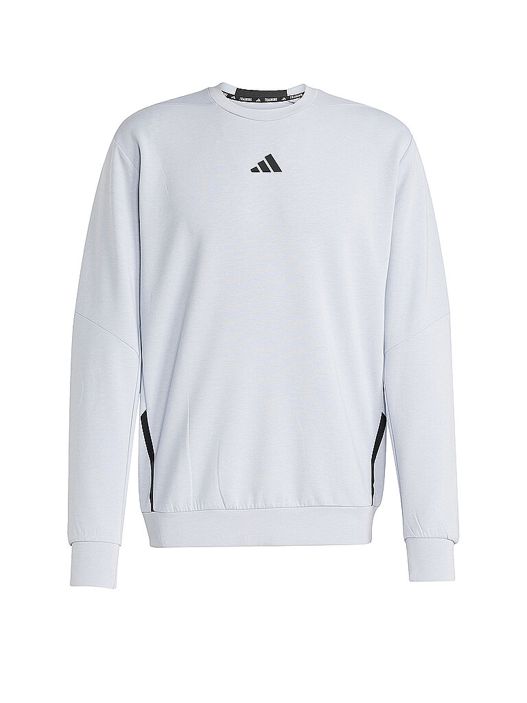 ADIDAS Herren Fitnesssweater D4T hellgrau | S — Bild 2