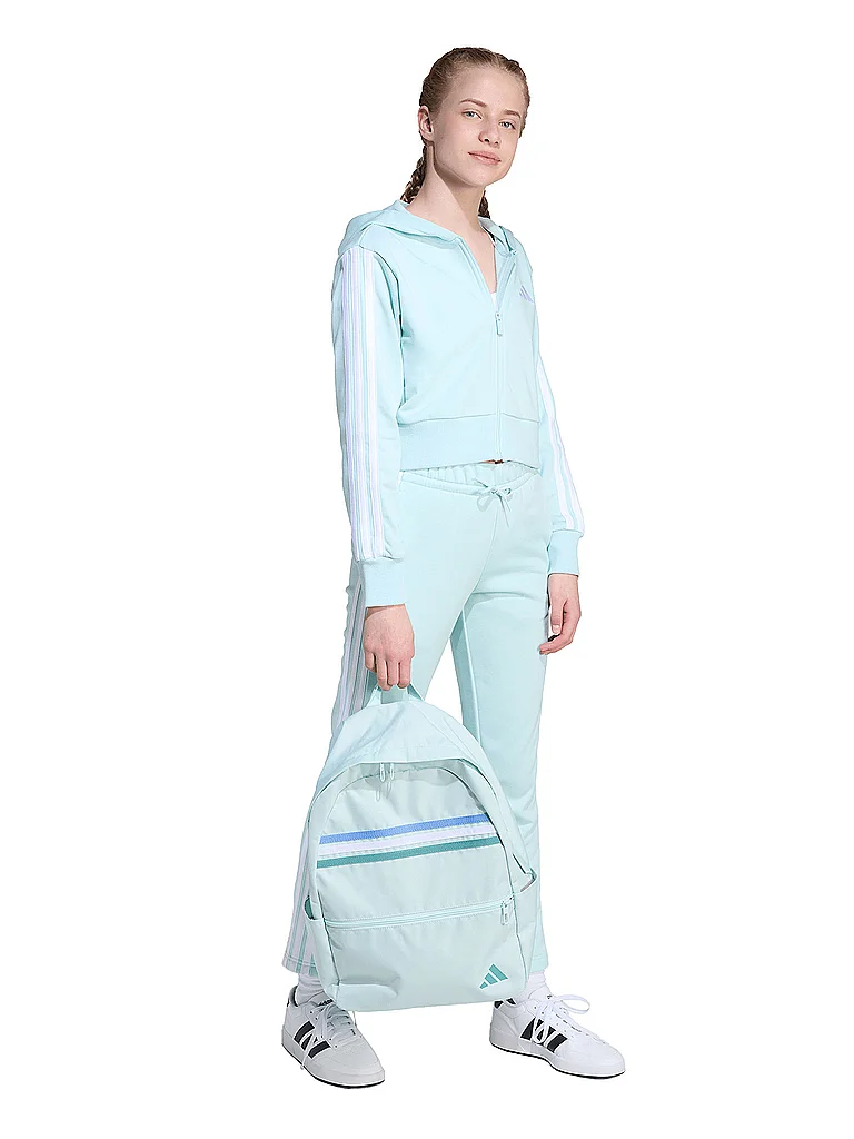 ADIDAS Mädchen Kapuzenjacke Essentials hellblau | 140 — Bild 3