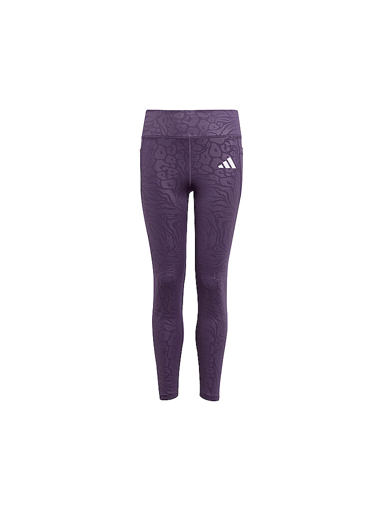 ADIDAS Mädchen Fitnesstight All Sports Optime Animalprint lila | 152 — Bild 2