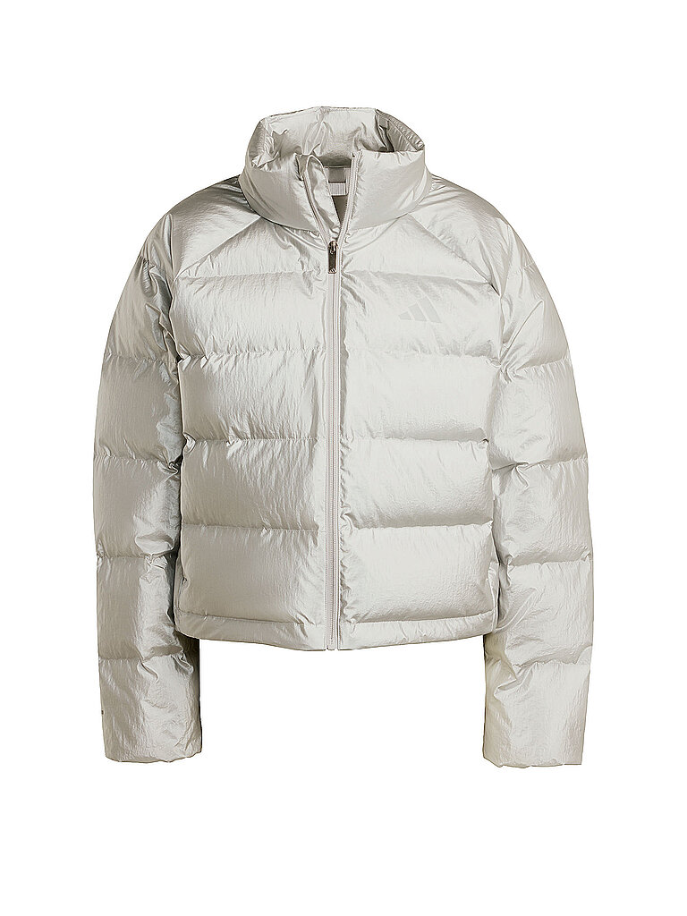 ADIDAS Damen Daunenjacke Helionic Holiday CLIMAWARM silber | S