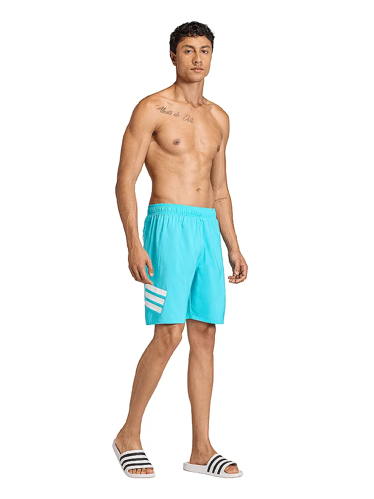 ADIDAS Herren Badeshorts Icon 3S SH 8in blau | L — Bild 3