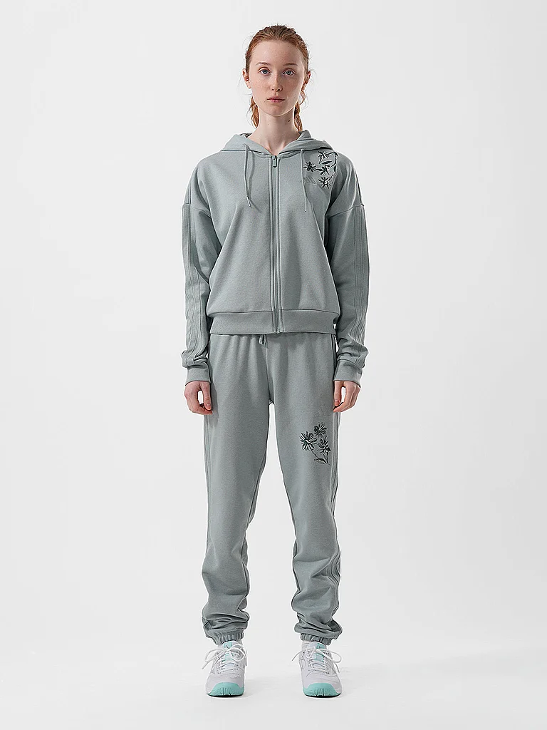 ADIDAS Damen Kapuzenjacke 3S FT FZ HD mint | XL — Bild 3