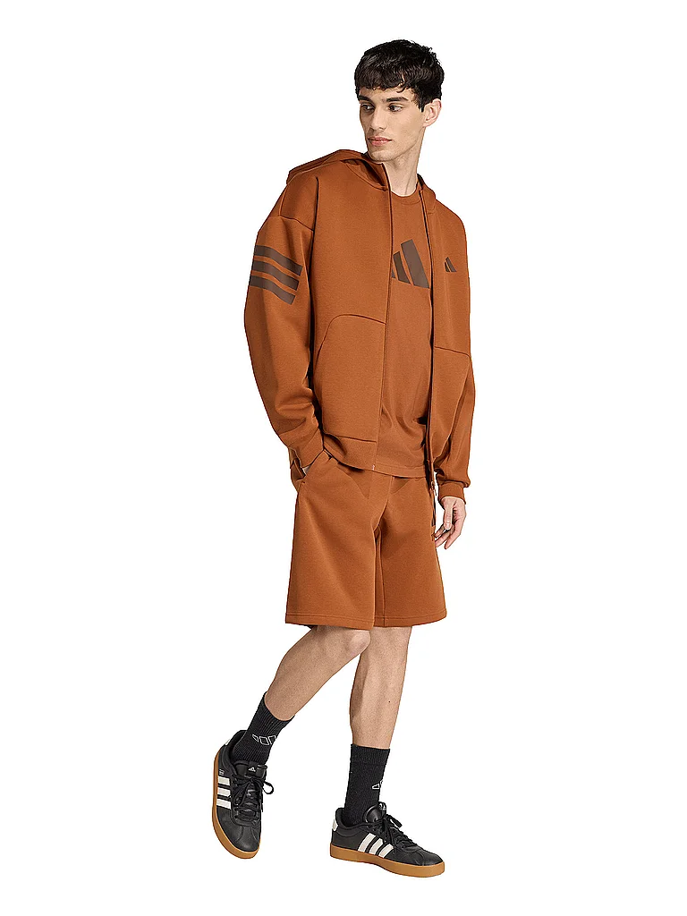 ADIDAS Herren Kapuzenjacke FI 3S kupfer | XL — Bild 3