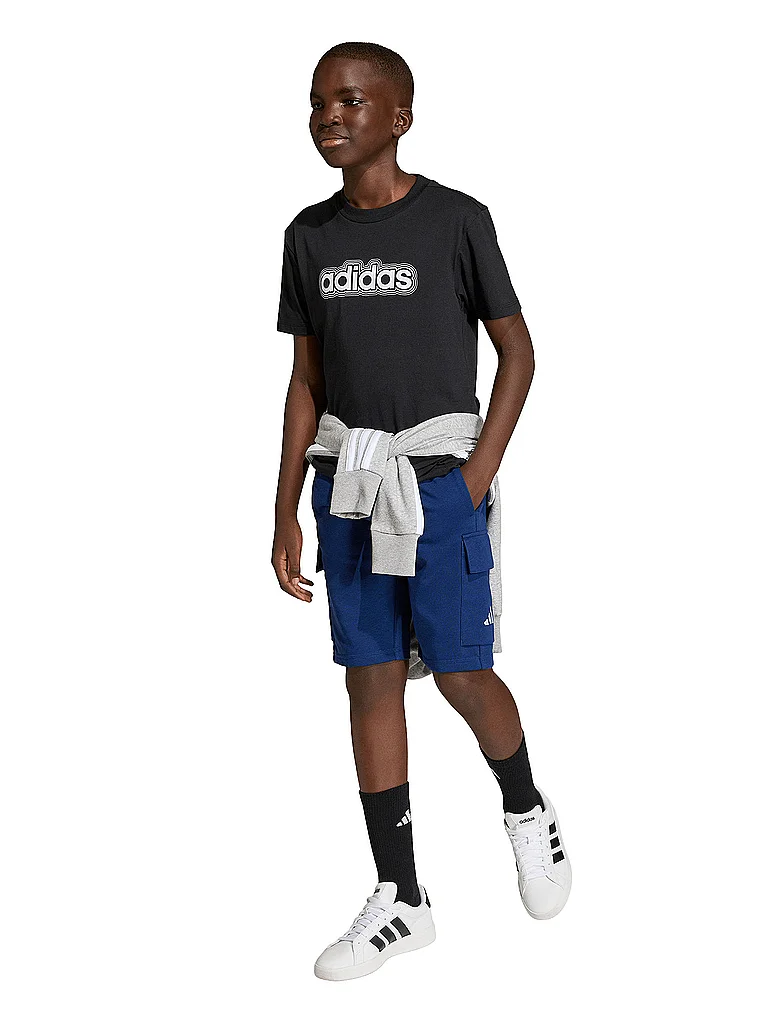 ADIDAS Kinder Shorts Cargo J SL FT C dunkelblau | 152 — Bild 3