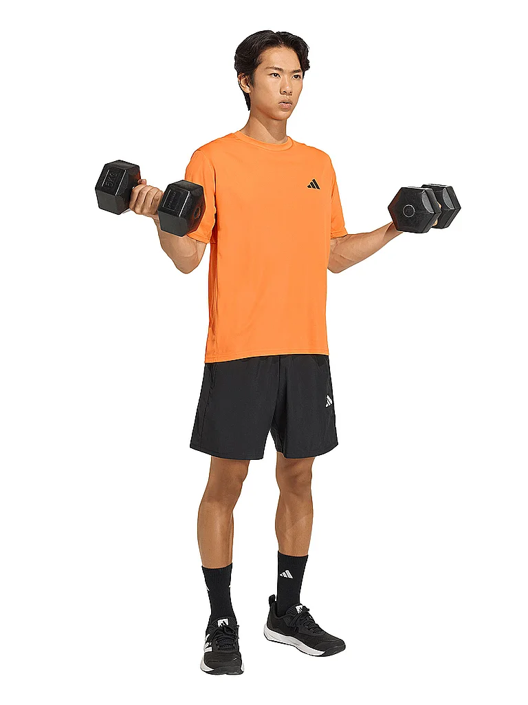 ADIDAS Herren Fitnessshirt WE BAS orange | M — Bild 3