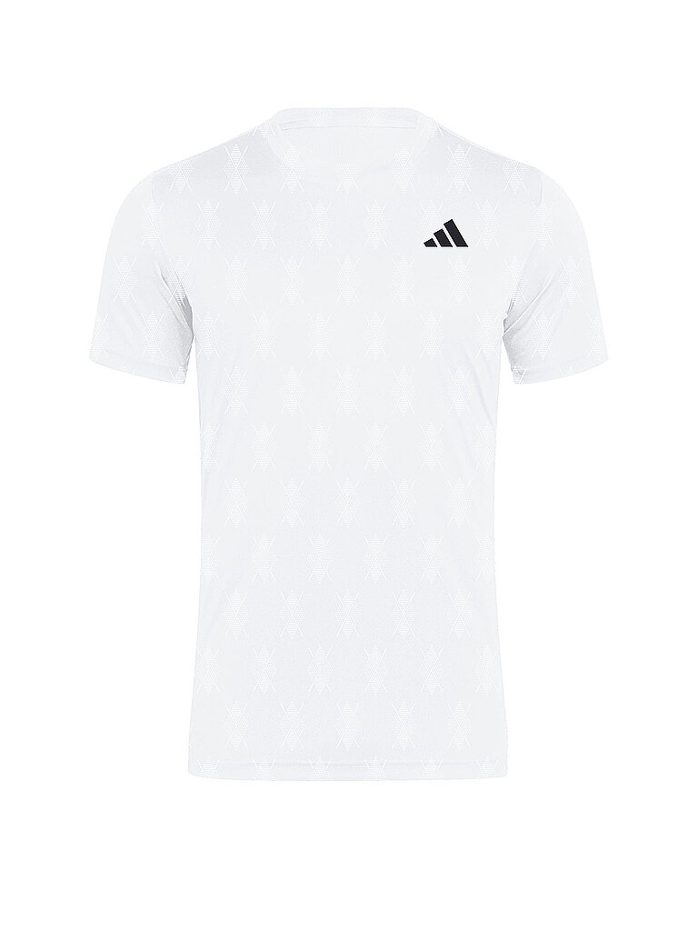 ADIDAS Herren Tennisshirt Club Graphic weiss | M