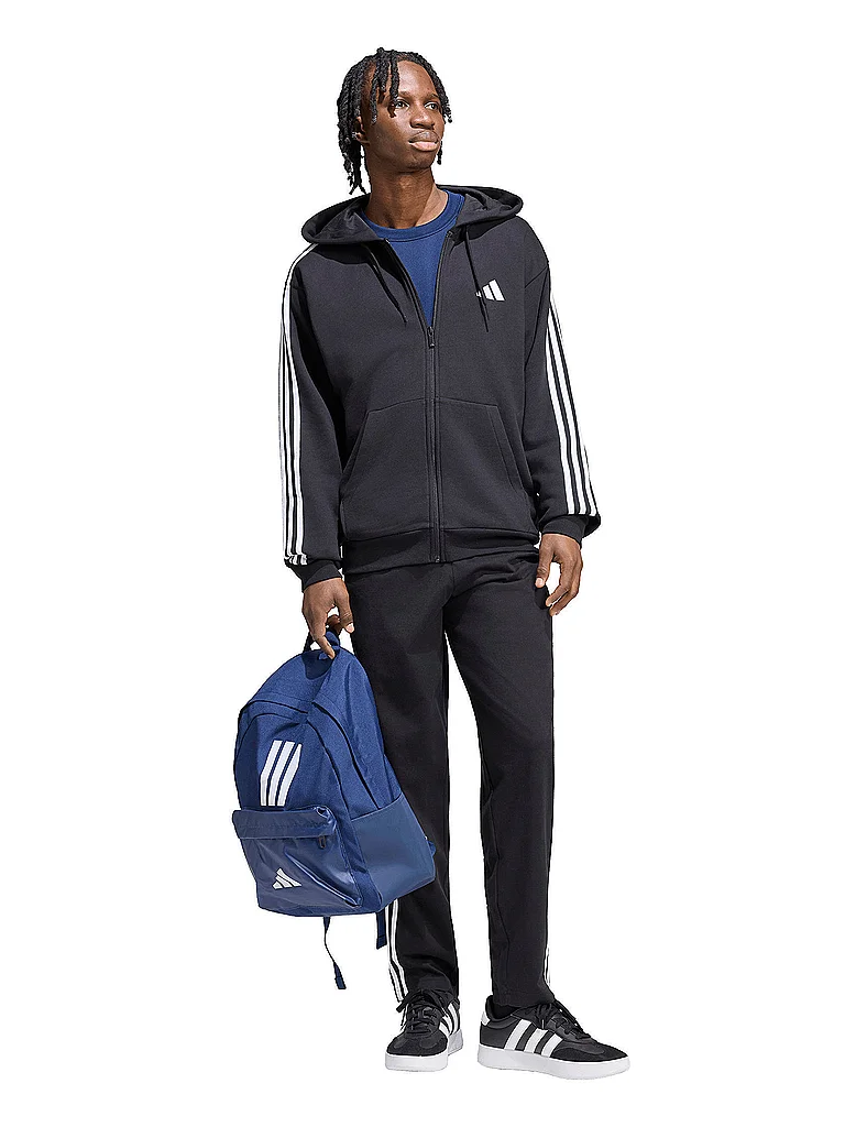 ADIDAS Herren Kapuzenjacke 3S Essentials schwarz | XL — Bild 3