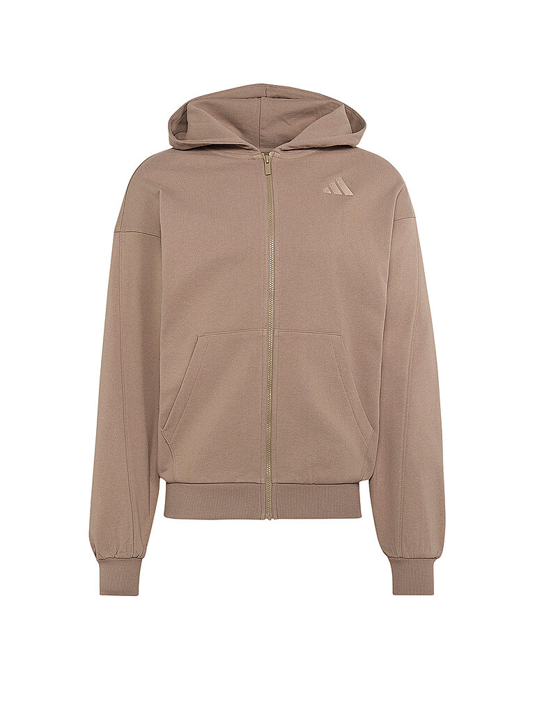 ADIDAS Herren Kapuzenjacke Small Logo braun | XL