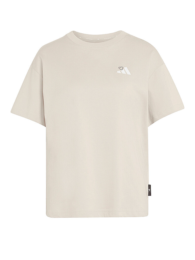 ADIDAS Damen T-Shirt Mini L beige | XS