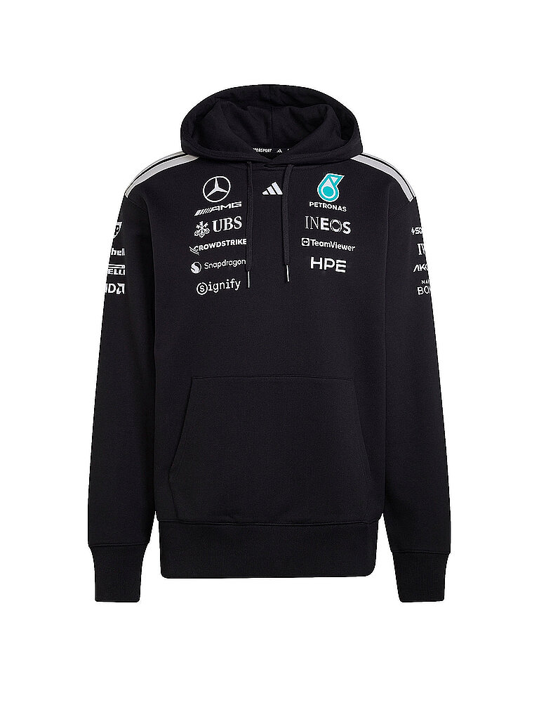 ADIDAS Herren Kapuzenjacke Mercedes AMG Petronas Formula1 Team Driver schwarz | XL — Bild 2