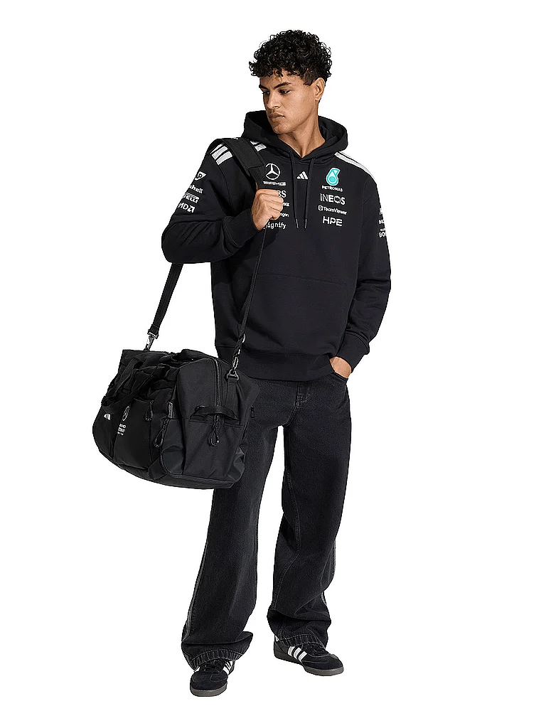 ADIDAS Herren Kapuzenjacke Mercedes AMG Petronas Formula1 Team Driver schwarz | XL — Bild 3