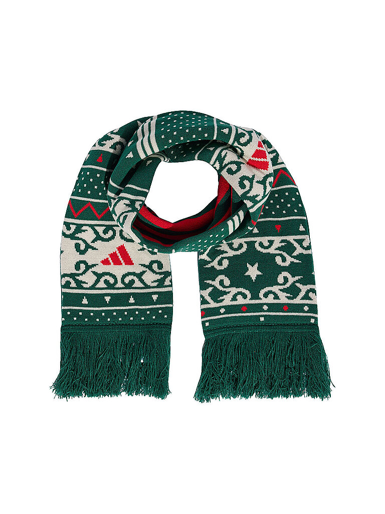 ADIDAS Schal Xmas dunkelgrün