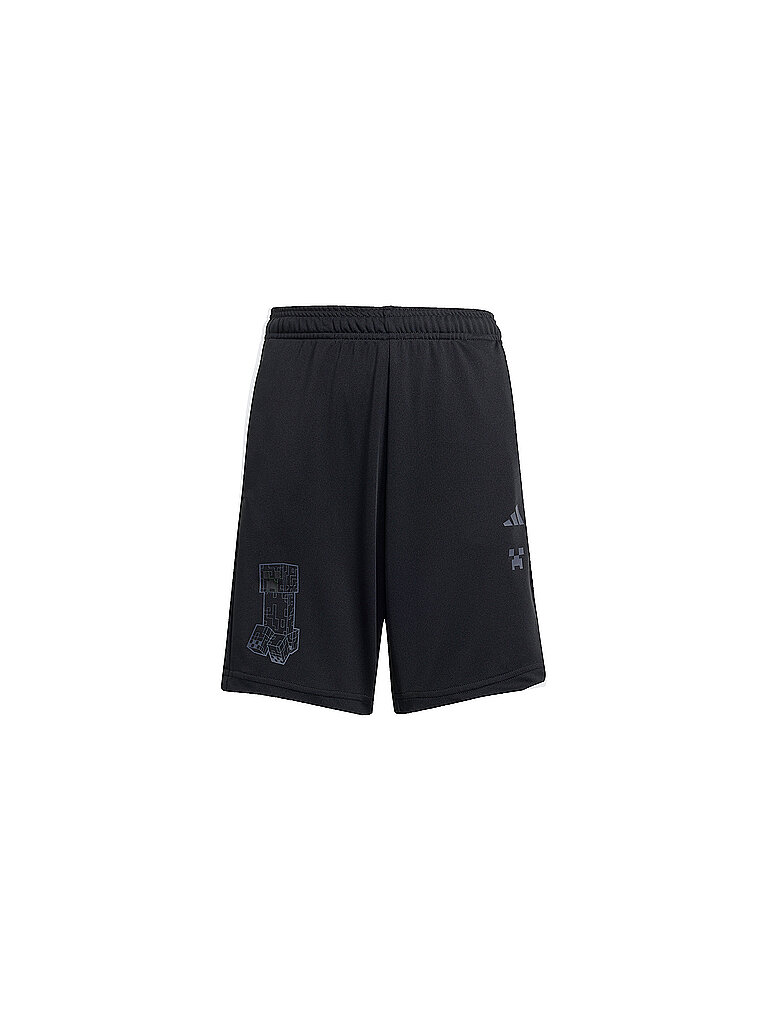 ADIDAS Kinder Fitnessshorts Minecraft schwarz | 152 — Bild 2