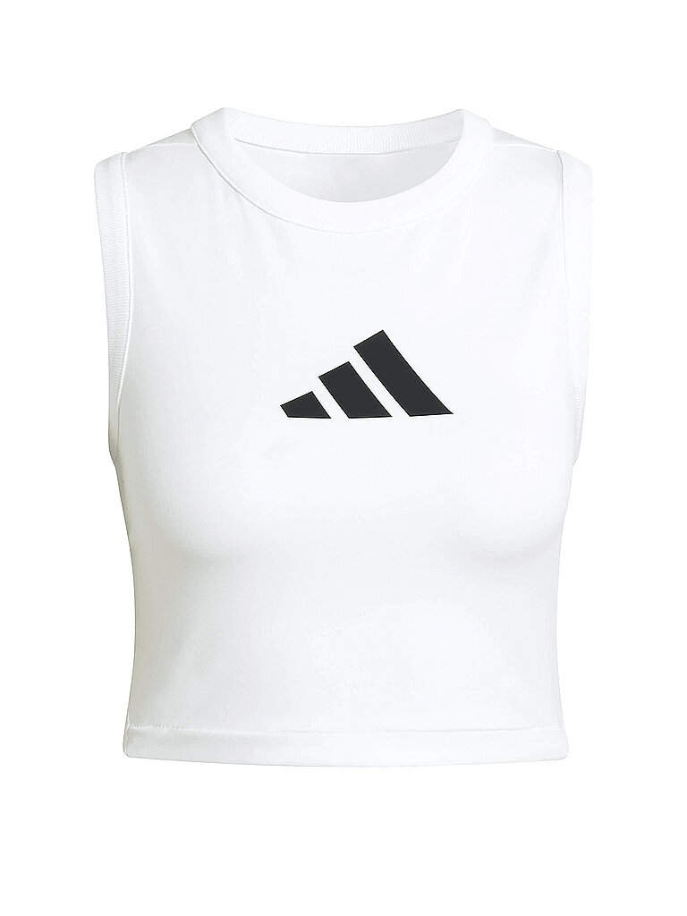 ADIDAS Damen T-Shirt Z.N.E. Cropped weiss | S — Bild 2