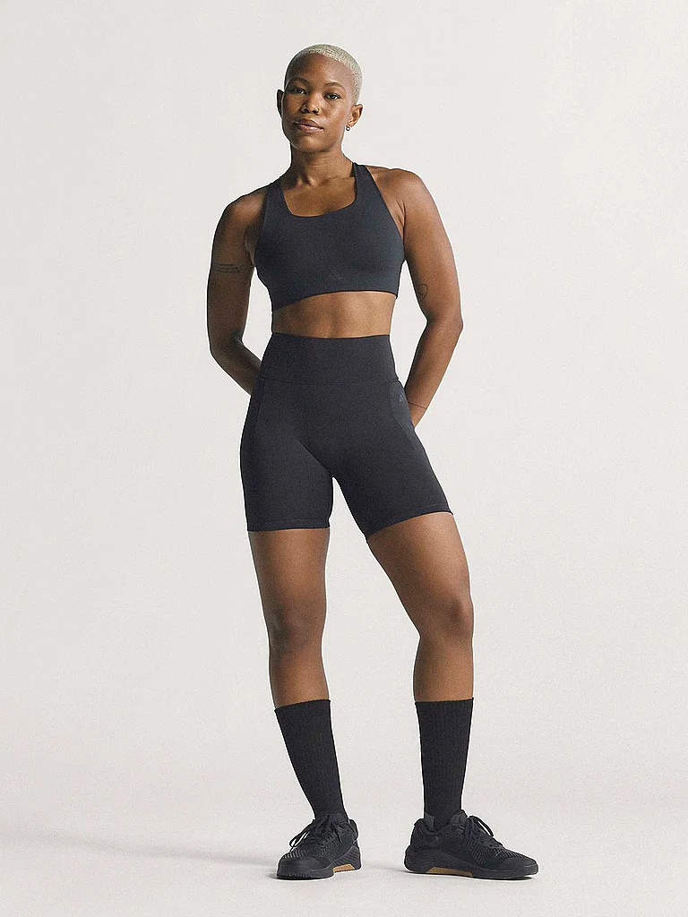ADIDAS Damen Fitnessshorts Eng Opt PWR schwarz | XL 5 — Bild 3