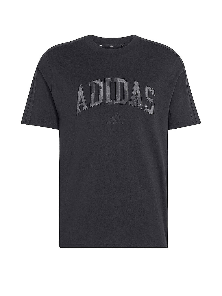 ADIDAS Herren T-Shirt Camo Print schwarz | XL