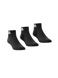 ADIDAS | 3er Pkg. Socken Mid Cut | schwarz