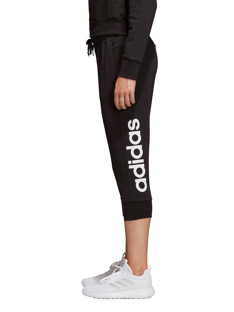 ADIDAS | Damen 3/4 Hose Essentials Linear | schwarz