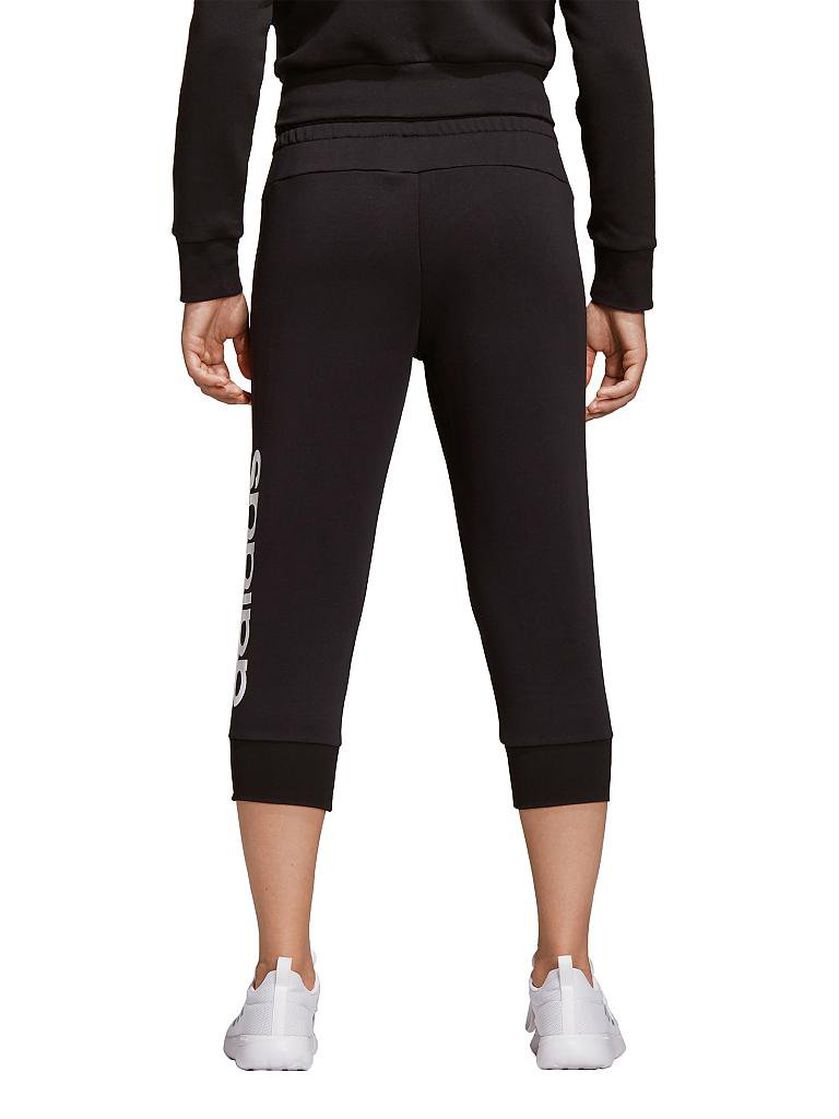 ADIDAS Damen 3/4 Hose Essentials Linear schwarz XS