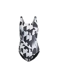ADIDAS | Damen Badeanzug 3-Streifen Graphic | schwarz