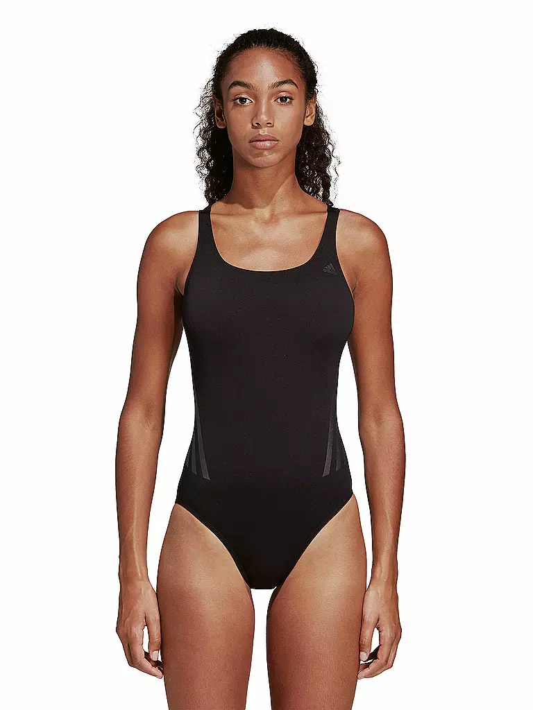 ADIDAS | Damen Badeanzug Pro V 3-Streifen | schwarz