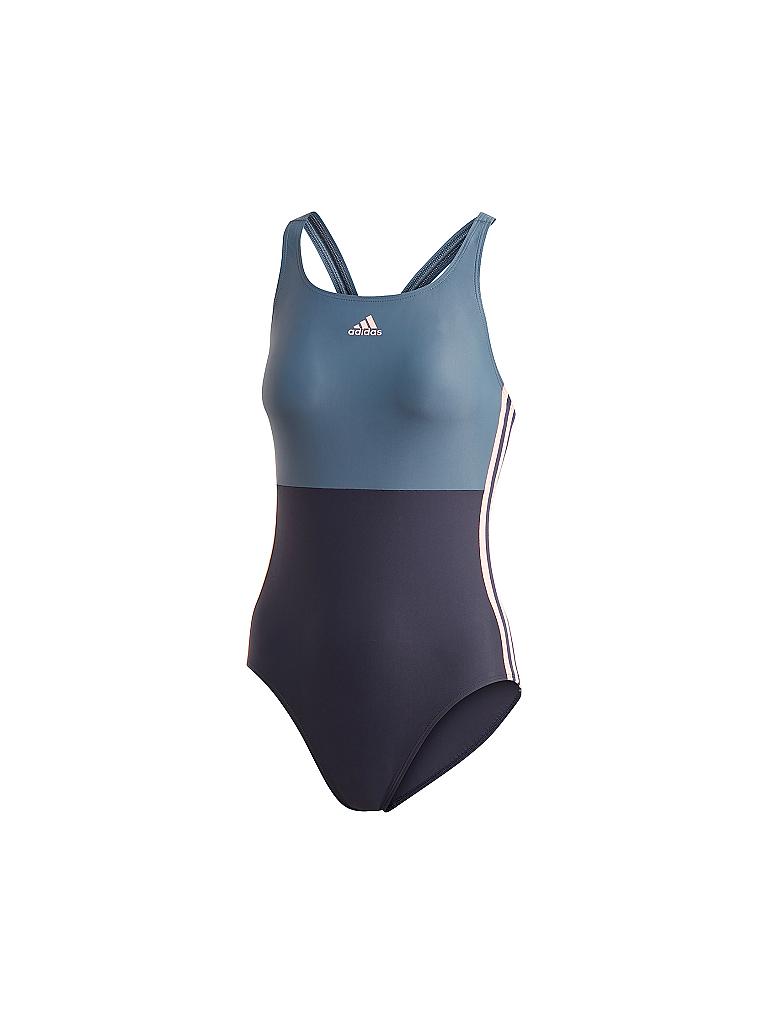 ADIDAS | Damen Badeanzug SH3.RO 3-Streifen Colorblock | blau