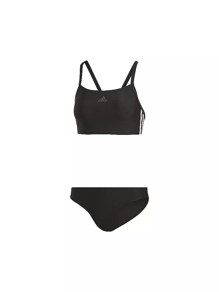 ADIDAS | Damen Bikini 3-Streifen | schwarz