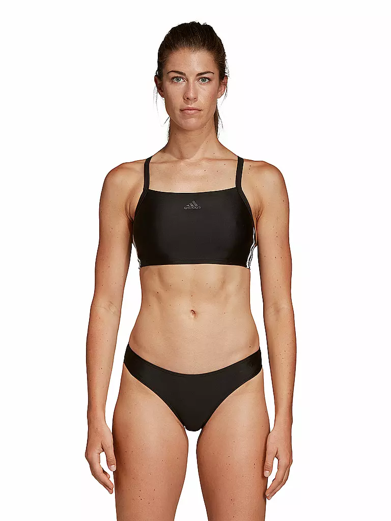 ADIDAS | Damen Bikini 3-Streifen | schwarz