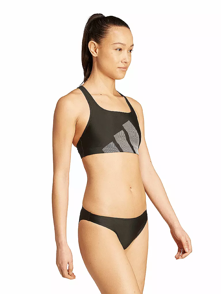 ADIDAS | Damen Bikini Big Bars | schwarz