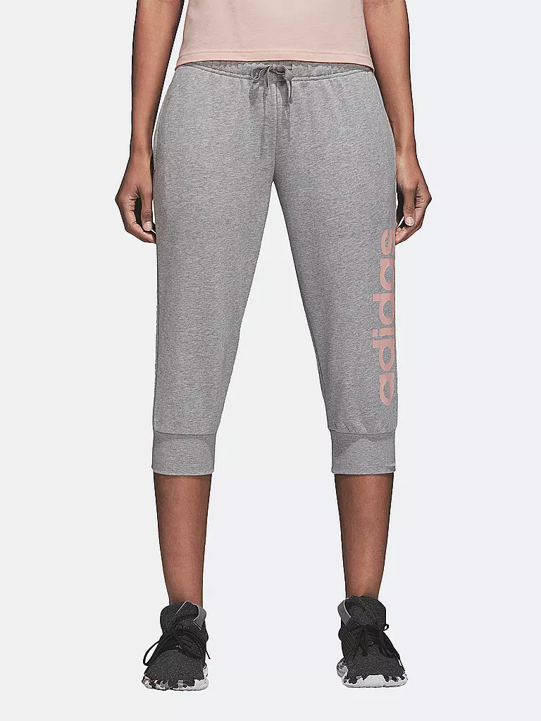 ADIDAS | Damen Capri Essentials Linear | grau
