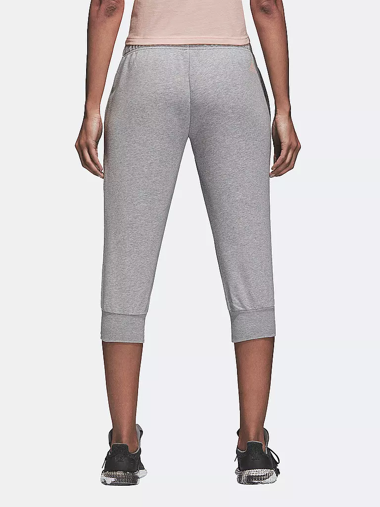 ADIDAS | Damen Capri Essentials Linear | grau