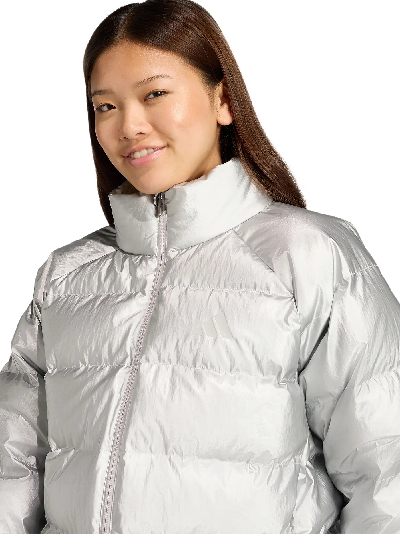 ADIDAS | Damen Daunenjacke Helionic Holiday CLIMAWARM | silber