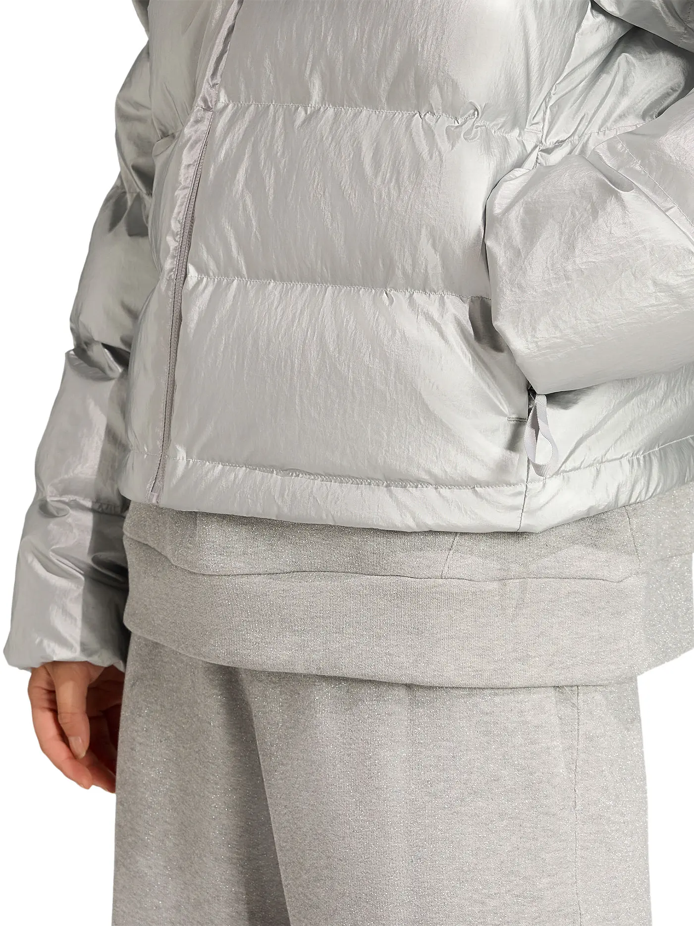 ADIDAS | Damen Daunenjacke Helionic Holiday CLIMAWARM | silber