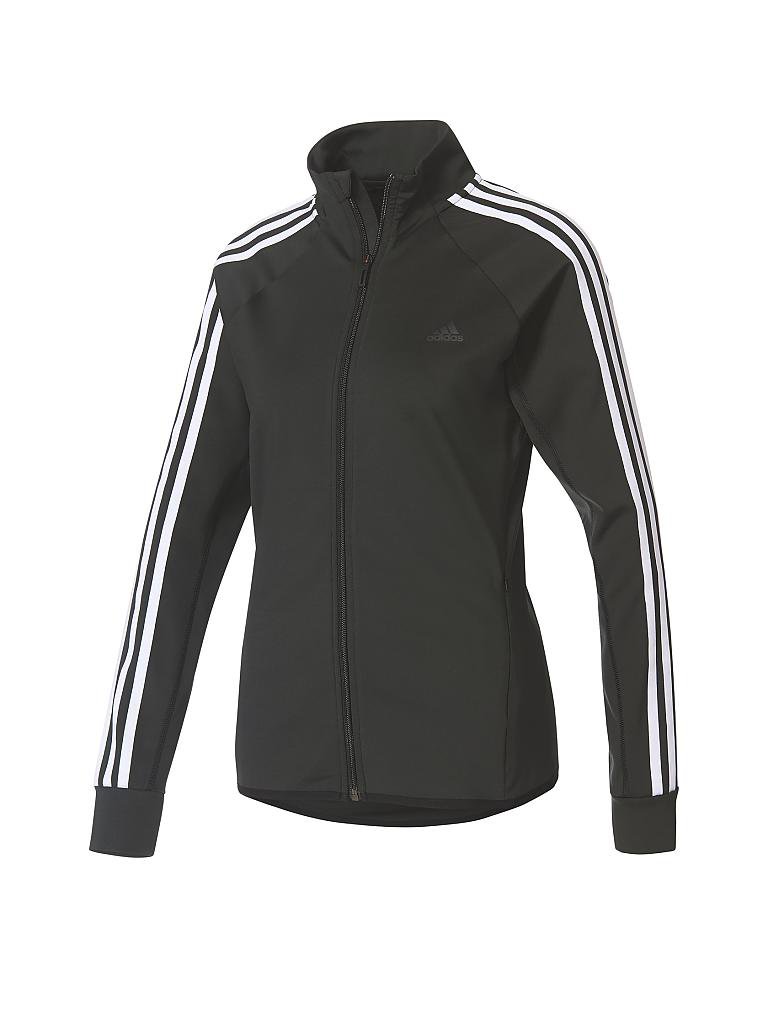 ADIDAS Damen Fitness-Jacke 3S D2M schwarz | XS