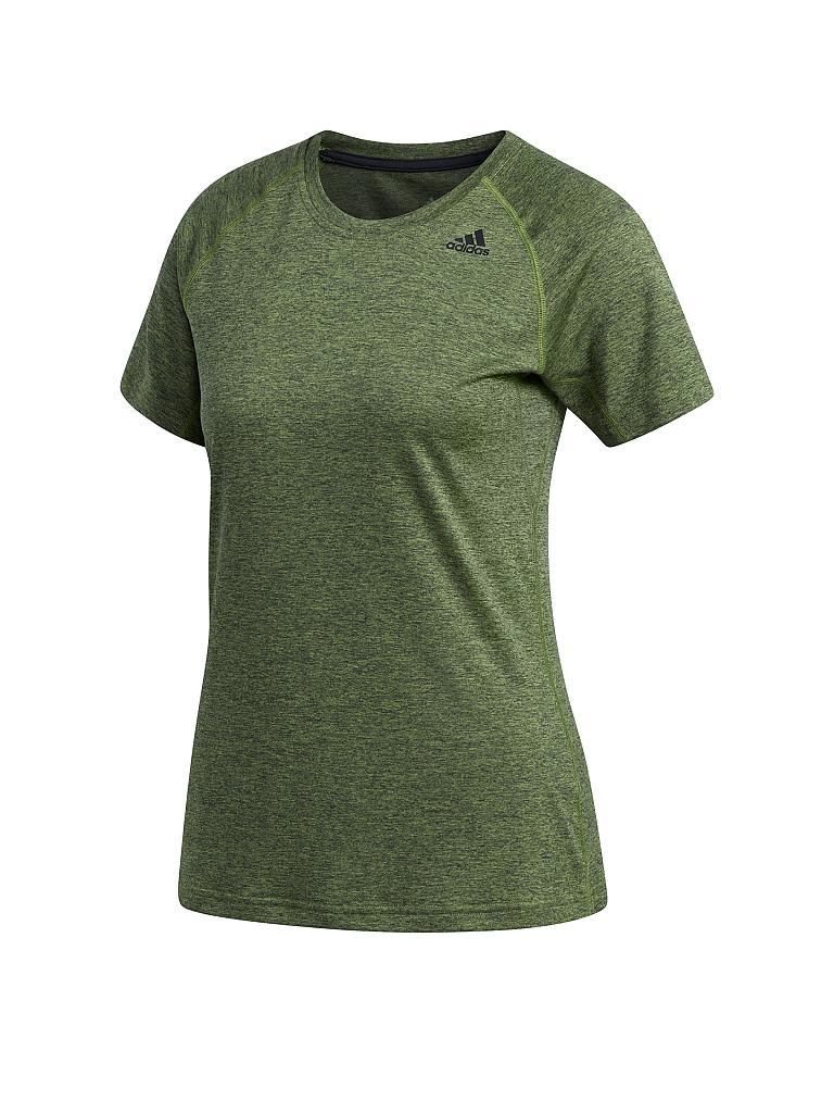 ADIDAS | Damen Fitness-Shirt Prime 3-Streifen | grün